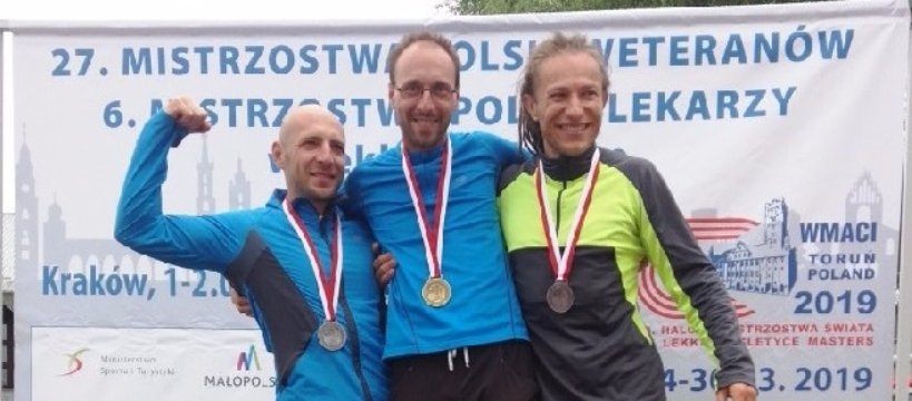 Złoto i srebro na Mistrzostwach Polski Weteranów w lekkiej atletyce - Kraków 2017