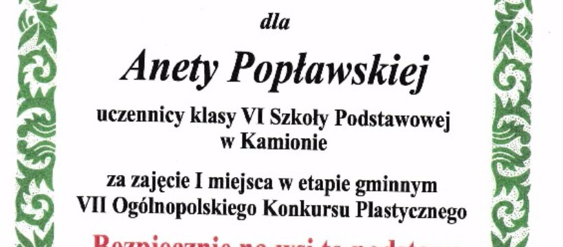 Laureaci konkursu plastycznego KRUS