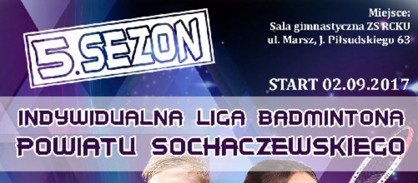 Jesienią już piąty jubileuszowy sezon ligi badmintona