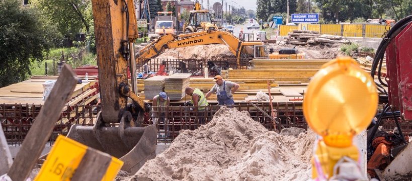 Most na Pisi w Sochaczewie: zdjęcia z budowy