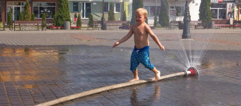 Zagrożenie upałami 2 stopnia – kurtyna wodna Sochaczew SONDA