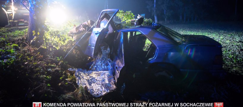 Czarna seria na sochaczewskich drogach: dwie młode osoby nie żyją