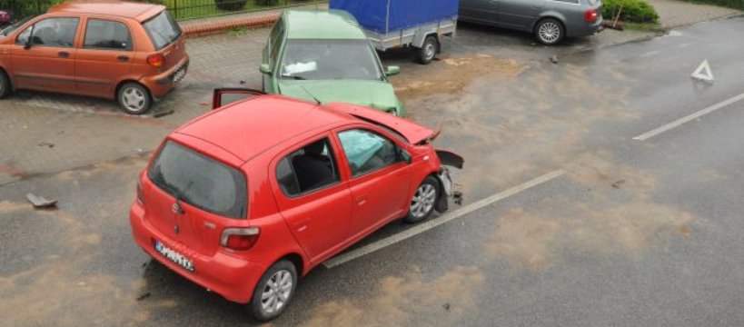 Wypadek drogowy w Teresinie