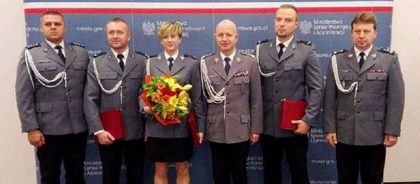 Minister Błaszczak wyróżnił sochaczewskich funkcjonariuszy