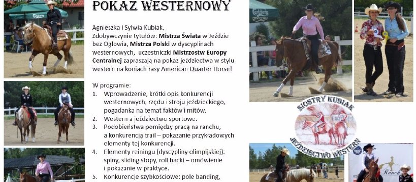 Pokaz jazdy w stylu Western