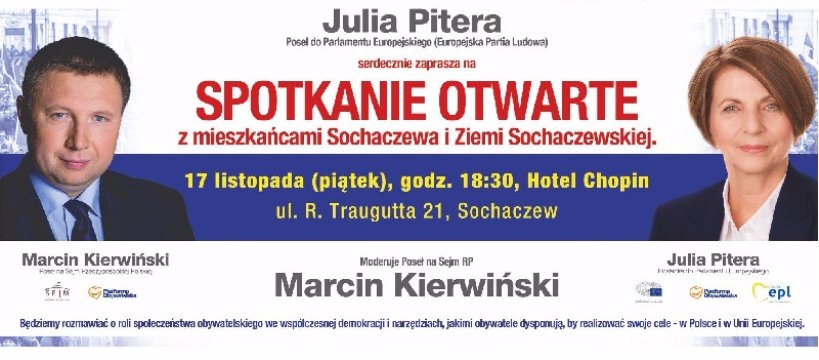 Spotkanie z Julią Piterą i Marcinem Kierwińskim