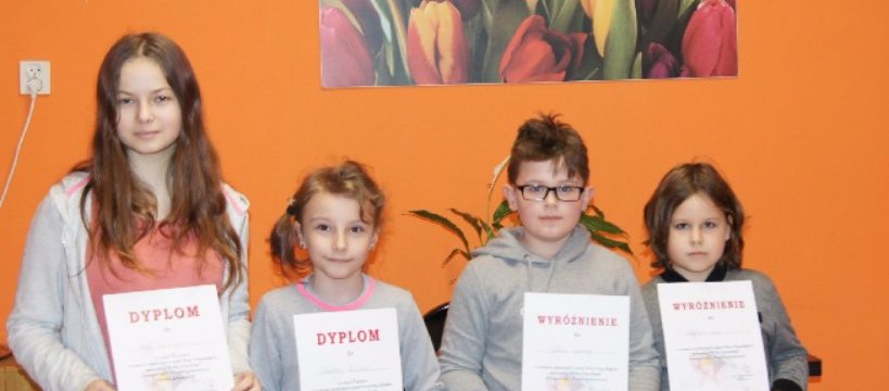Wyróżnienia dla uczniów naszej szkoły w Gminnym Konkursie ph. "Wolna i Niepodległa".