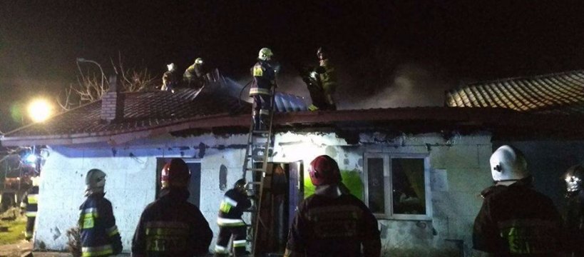 Pożar w Pawłowicach: dach nad głową straciło pięć osób