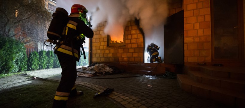 Pożar kotłowni w domu przy ul. Bortnowskiego: poszkodowana kobieta