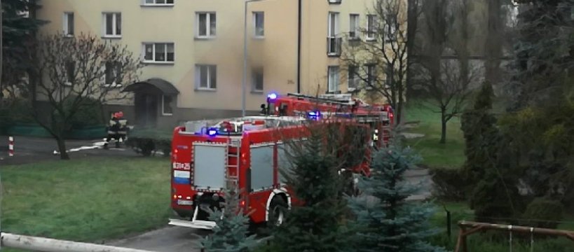 Pożar na ul. M. Skłodowskiej – Curie