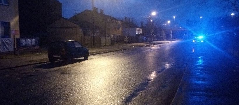 Pusta ulica Sienkiewicza o 7:10 w dzień roboczy