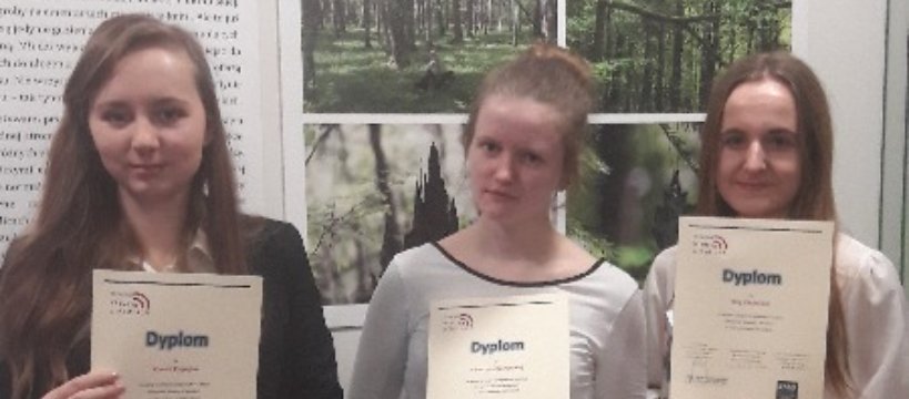 Dziewczyny z "Ogrodnika" na Olimpiadzie Wiedzy o Mediach