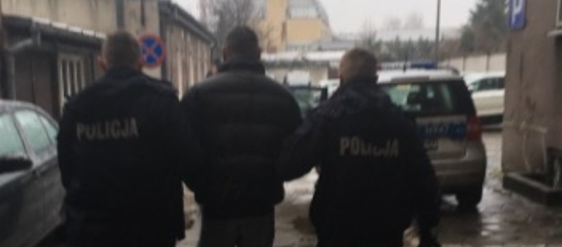 Poszukiwany za rozboje w rękach policji