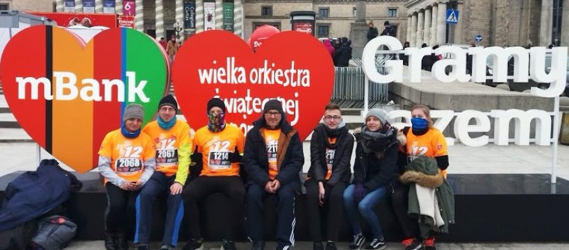 Aktywni w Biegu WOŚP Warszawa 2018