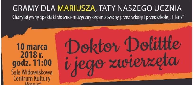 Charytatywnie i artystycznie w Błoniu