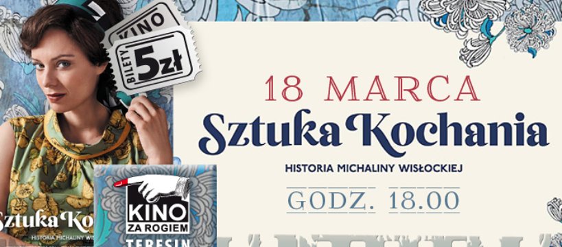 Najbliższy weekend w Kinie za Rogiem w Teresinie