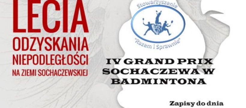 II turniej o Puchar Burmistrza Miasta Sochaczew - IV Grand Prix Sochaczewa w Badmintona 2018