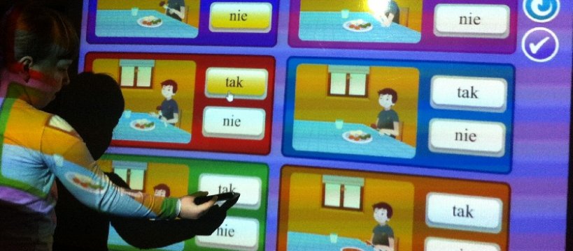 Tablica interaktywna w Miejskim Przedszkolu nr 3