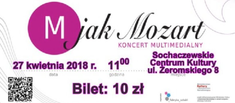 Koncert Multimedialny "M jak Mozart" 