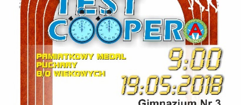 7 Sochaczewski Test Coopera - ostatnia chwila na zapisy do startu.