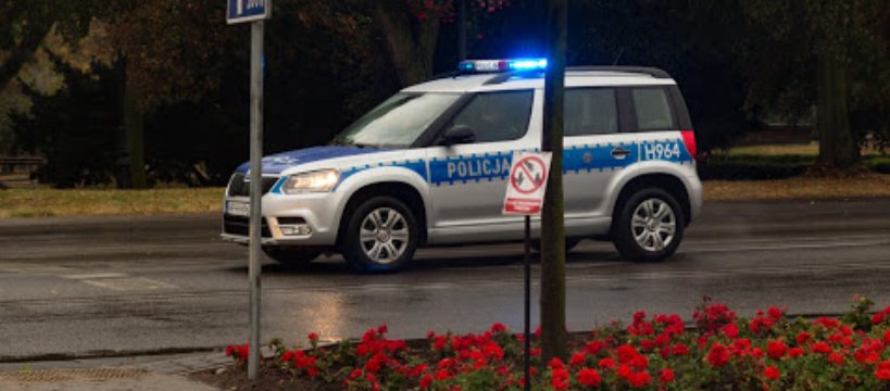 Pościg policyjny z narkotykami w tle