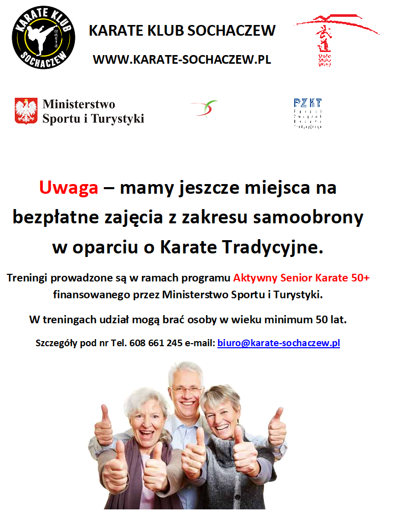 Aktywny Senior Karate 50 +