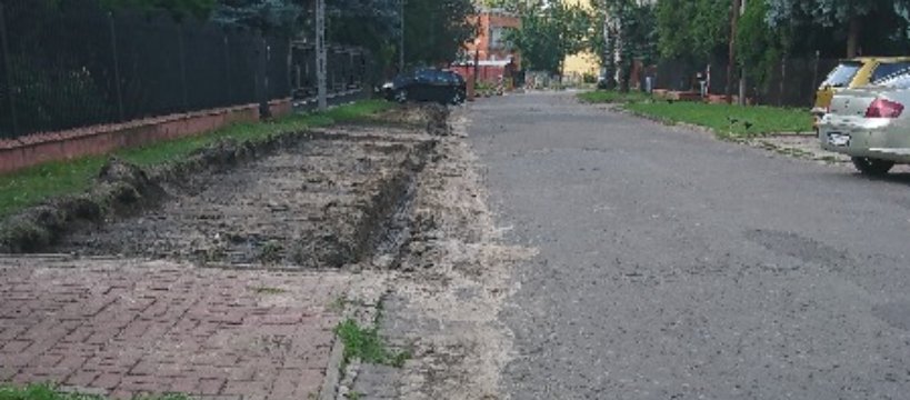 Nowy chodnik na Mazowieckiej
