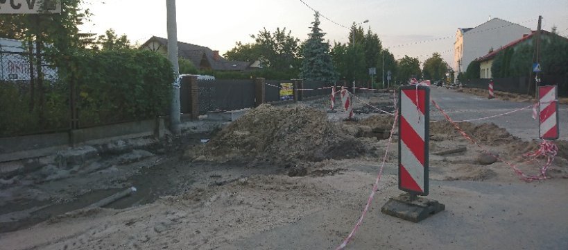 Organizacja ruchu na ulicach przy dworcu PKP - II etap przebudowy dróg powiatowych