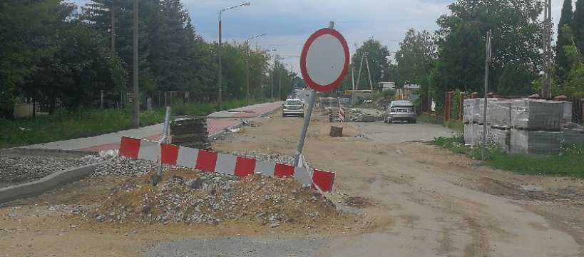 Trwa remont ulicy Trojanowskiej 