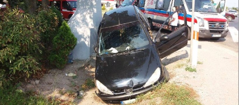 Zderzenie dwóch samochodów w miejscowości Brzozów Stary