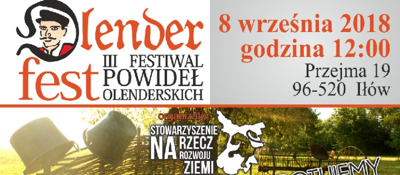 Olenderfest 3 Festiwal Powideł Olenderskich