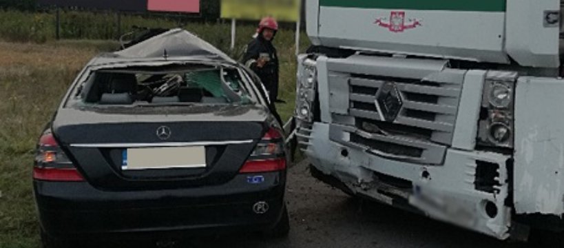 Zderzenie aut w Lubiejewie