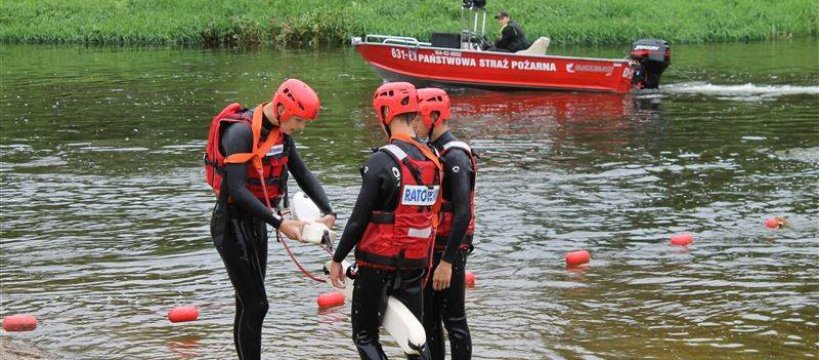 Pokaz ratownictwa wodnego Święto Bzury 2018'