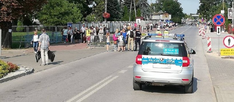 Sochaczewska policja w Niepokalanowie