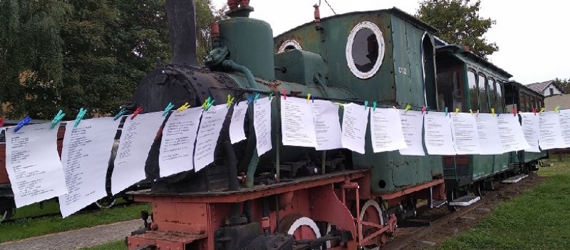 Wierszotorówka, Narodowe Czytanie i kolej wąskotorowa