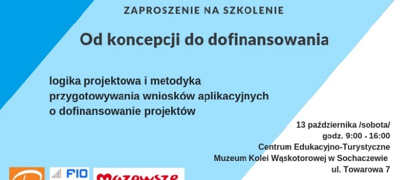 Bezpłatne szkolenie z pisania wniosków aplikacyjnych o dofinansowanie projektów