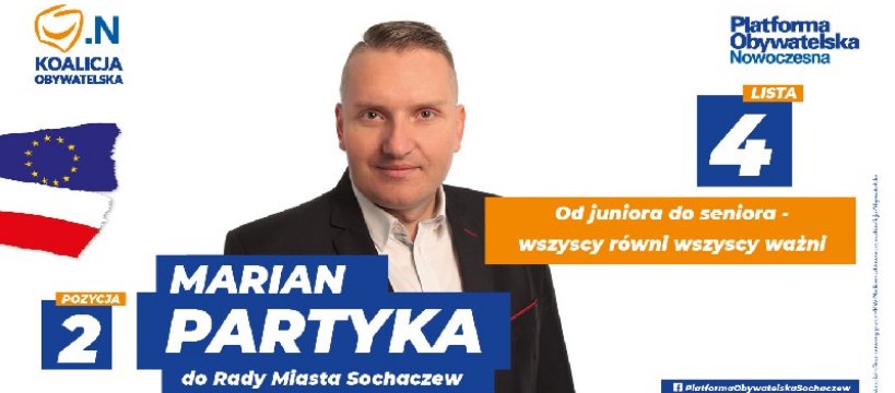 Marian Partyka - kandydat do rady miasta Sochaczew