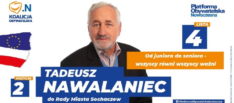 Tadeusz Nawalaniec - kandydat do rady miasta Sochaczew