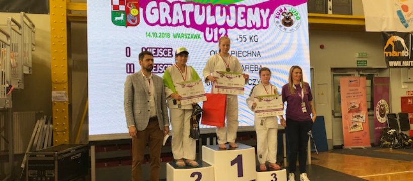 Olga Piechna zwyciężczynią  Turnieju Judo o Puchar Burmistrza Warszawa Bemowo.