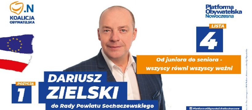 Dariusz Zielski - kandydat do Rady Powiatu Sochaczewskiego