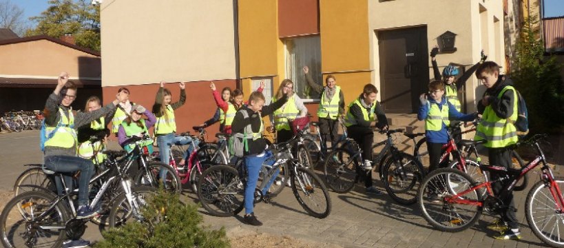 Wycieczka rowerowa klasy VII
