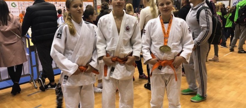 Start zawodników trenera Janusza Piechny w V Turniej Judo o Puchar Burmistrza Białołęki.