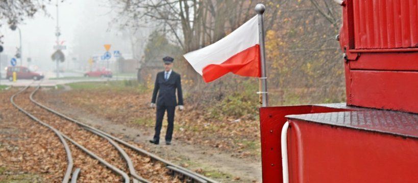 Muzeum Kolei Wąskotorowej uczciło Niepodległość