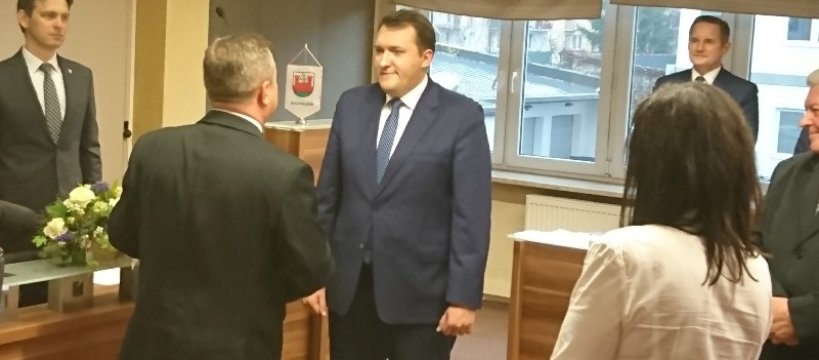 Marcin Podsędek - radny podziękował za wspólną kadencję