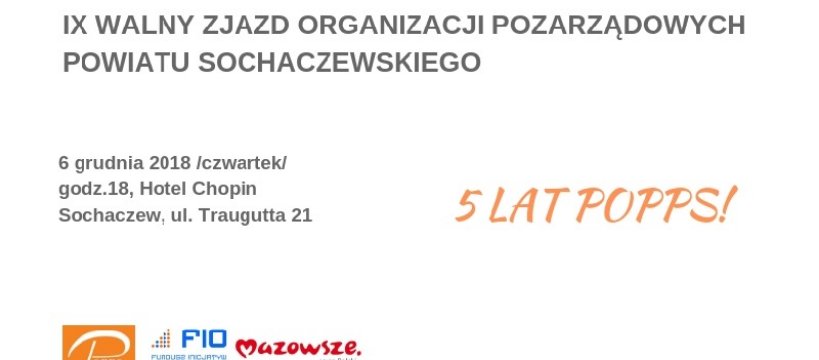 Zaproszenie na IX Walny Zjazd