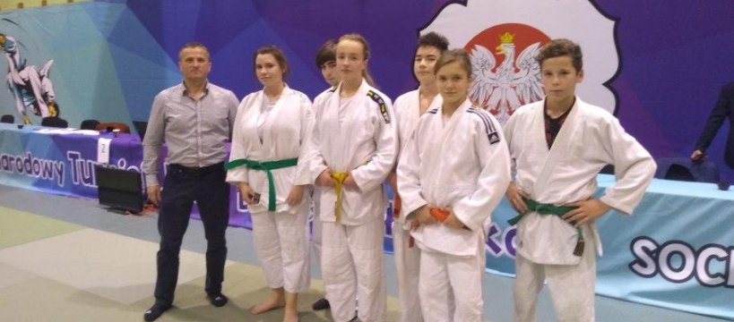 Medalowy start zawodników " Siódemki" na V Międzynarodowym Turnieju Judo  w Sochaczewie.