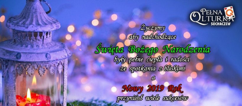 Życzenia  BOŻONARODZENIOWE - Pub PEŁNA QLTURKA Sochaczew
