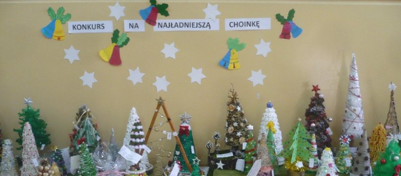 Powiatowy Konkurs Plastyczny ,, Najpiękniejsza choinka bożonarodzeniowa''