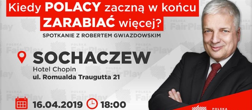 Spotkanie z Robertem Gwiazdowskim w Sochaczewie