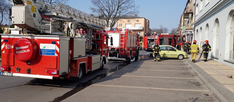 Pożar w mieszkaniu przy ul. Wąskiej